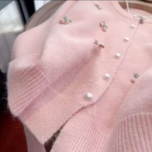 Cardigan decorado con perlas - Image 3