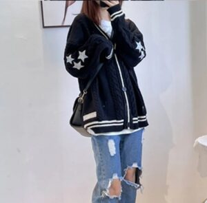 Cardigan de Punto - Bordado con estrellas - Imagen 12
