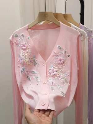 Cardigan Frances de Flores - Image 2