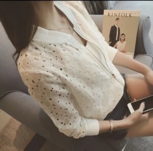 Cardigan tipo chaqueta