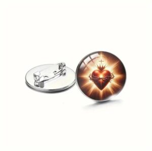 Broche del Sagrado Corazón de Jesús