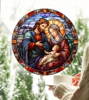 Adhesivo para vidrio estática de Sagrada Familia - Imagen 4