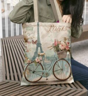 Bolso Vintage - Eiffel Tower