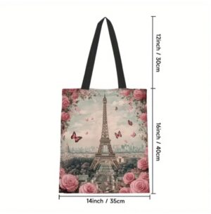 Bolso Vintage - Eiffel Tower & Rosas🌹 - Image 9