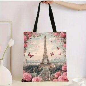 Bolso Vintage - Eiffel Tower & Rosas🌹 - Image 5