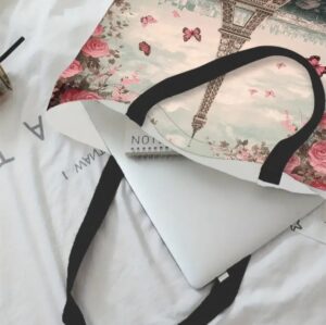 Bolso Vintage - Eiffel Tower & Rosas🌹 - Image 6