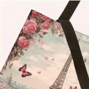 Bolso Vintage - Eiffel Tower & Rosas🌹 - Image 4