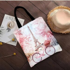 Bolso Vintage - Eiffel Tower & Bici - Image 5
