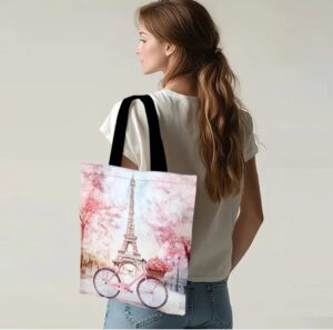 Bolso Vintage - Eiffel Tower & Bici - Image 6