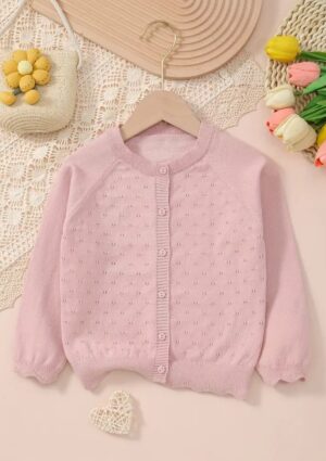 Cardigan de punto para niñas
