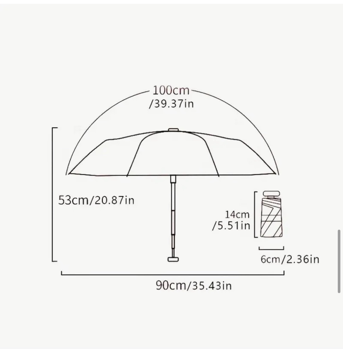 Sombrilla Mini Floral - Image 8
