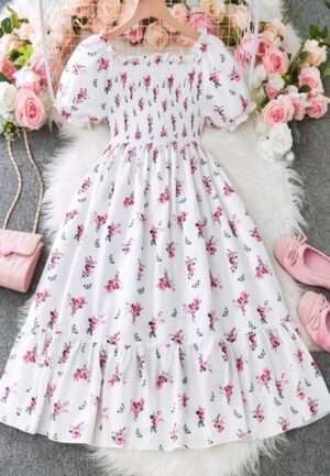 🌸Vestido Blanco con Flores 🌸 - Image 3