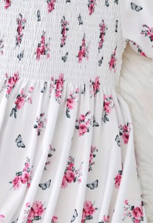 🌸Vestido Blanco con Flores 🌸 - Image 4