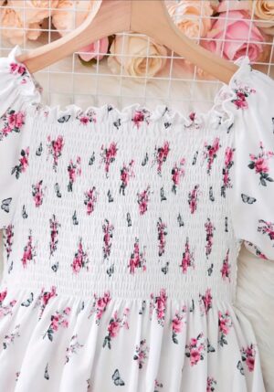 🌸Vestido Blanco con Flores 🌸 - Image 2