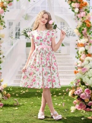 🌷Vestido Rosa Floral🌷 - Image 3