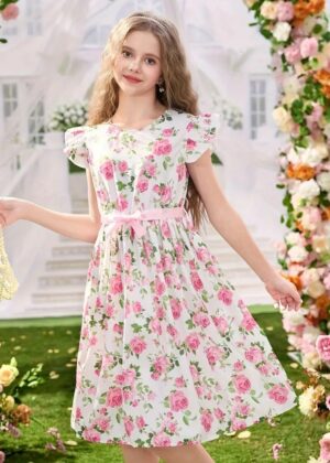 🌷Vestido Rosa Floral🌷 - Image 4