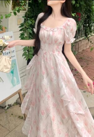 Vestido Floral Brillante - Imagen 8