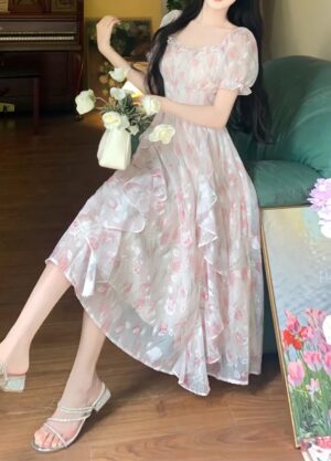Vestido Floral Brillante - Imagen 7