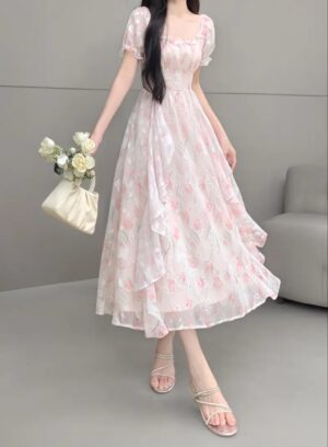 Vestido Floral Brillante - Imagen 4
