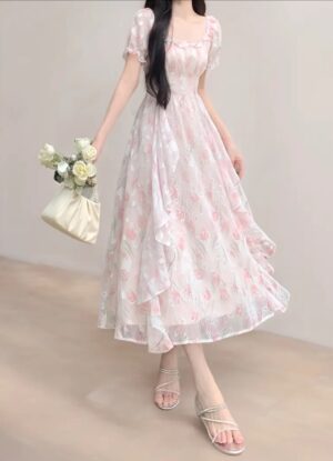 Vestido Floral Brillante - Imagen 6