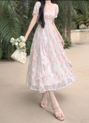 Vestido Floral Brillante - Imagen 3