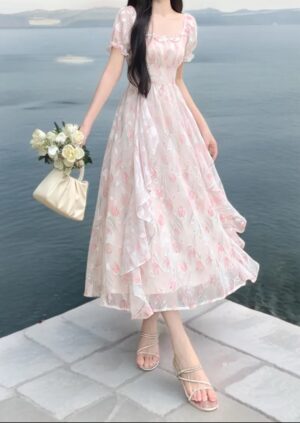 Vestido Floral Brillante - Imagen 2