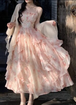 Vestido de Volantes Floral - Imagen 4