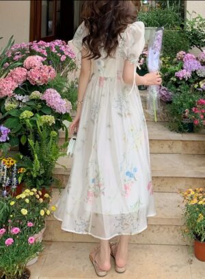 Vestido Blanco Francés - Imagen 3