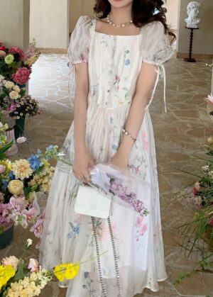Vestido Blanco Francés - Imagen 4