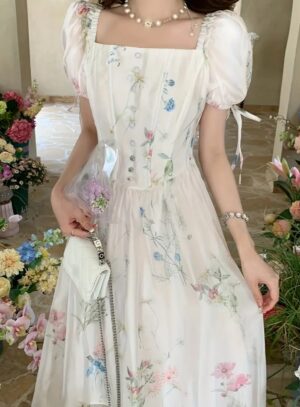Vestido Blanco Francés - Imagen 5