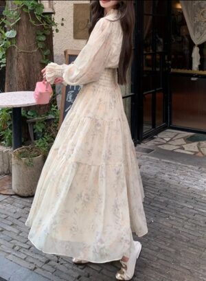 Vestido Largo - Francés Vintage - Imagen 2