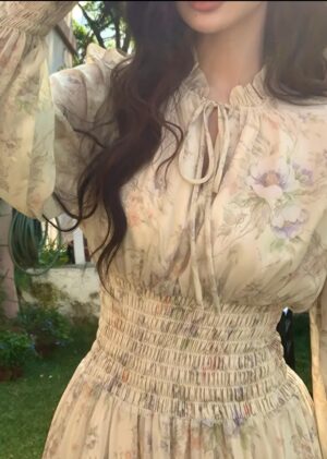 Vestido Largo - Francés Vintage - Imagen 4