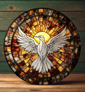 Arte de Vidrio Manchado del Espíritu Santo