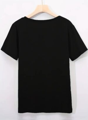 Camiseta Negra 🌸Flor de Cerezo🌸 - Imagen 2