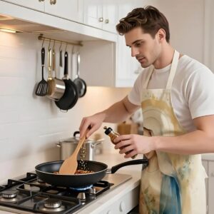 Delantal de cocina  Virgen María en Acuarela