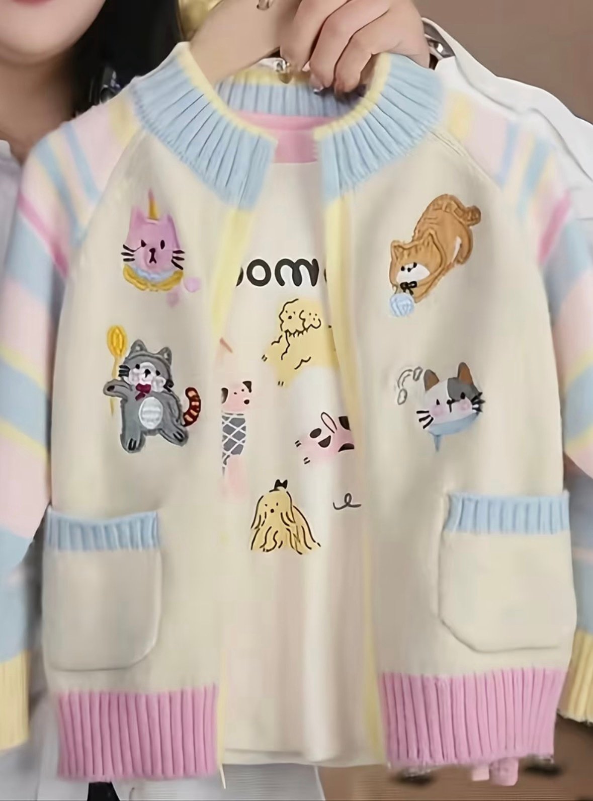 Cardigan de Punto Infantil “Dulce Encanto” 🐱 - Image 4