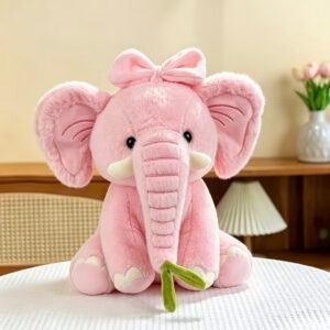 Elefantito Rosa de Sueños – Peluche Suave y Tierno