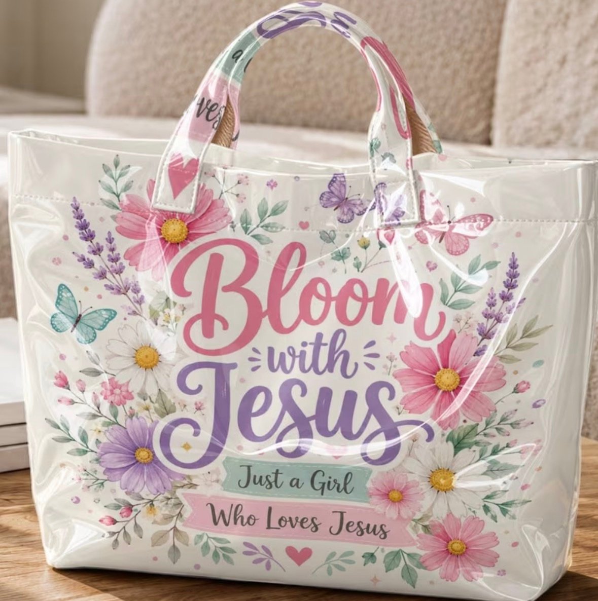 Bolso “Florece junto a Jesús” “Bloom with Jesus” - Image 4