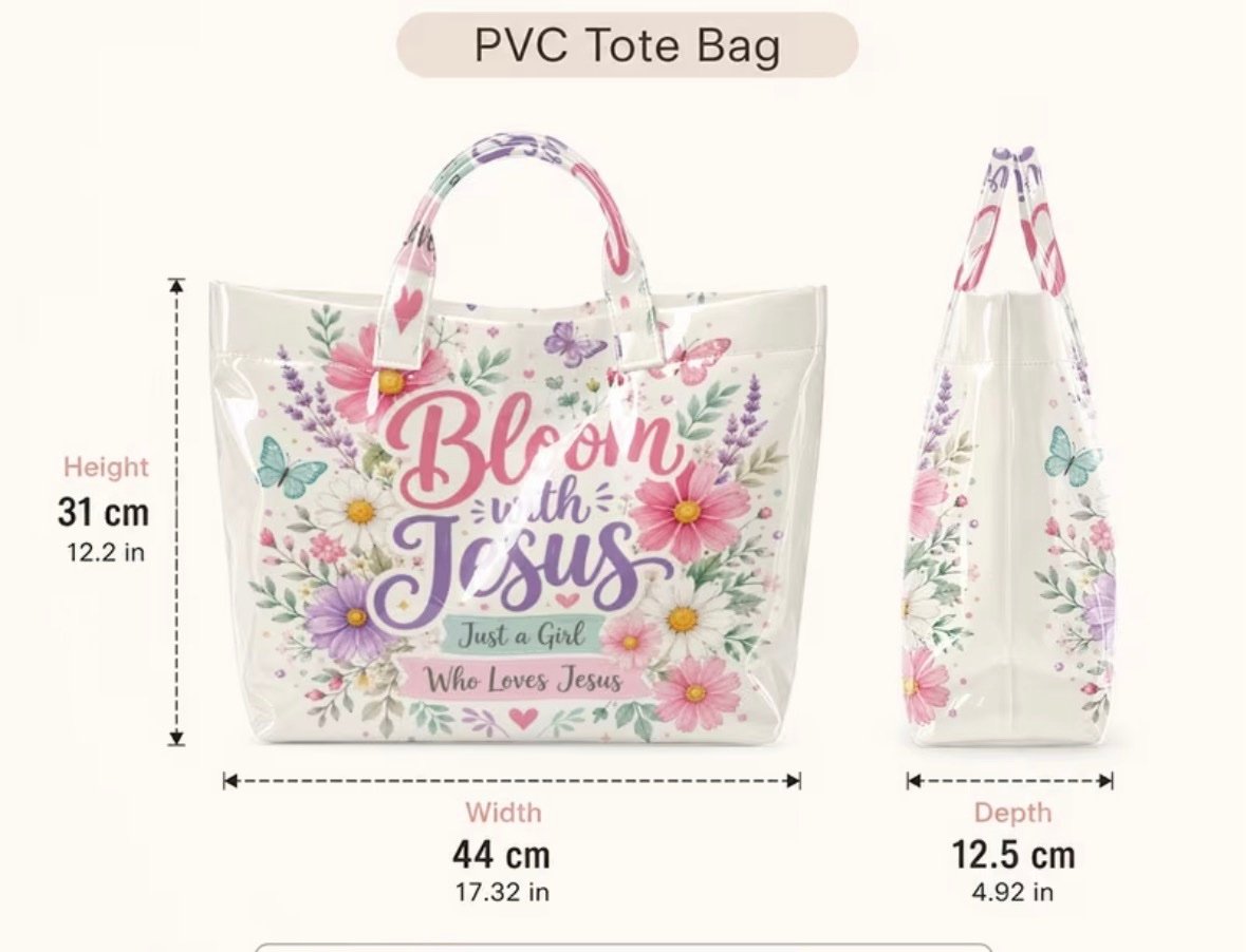 Bolso “Florece junto a Jesús” “Bloom with Jesus” - Image 5