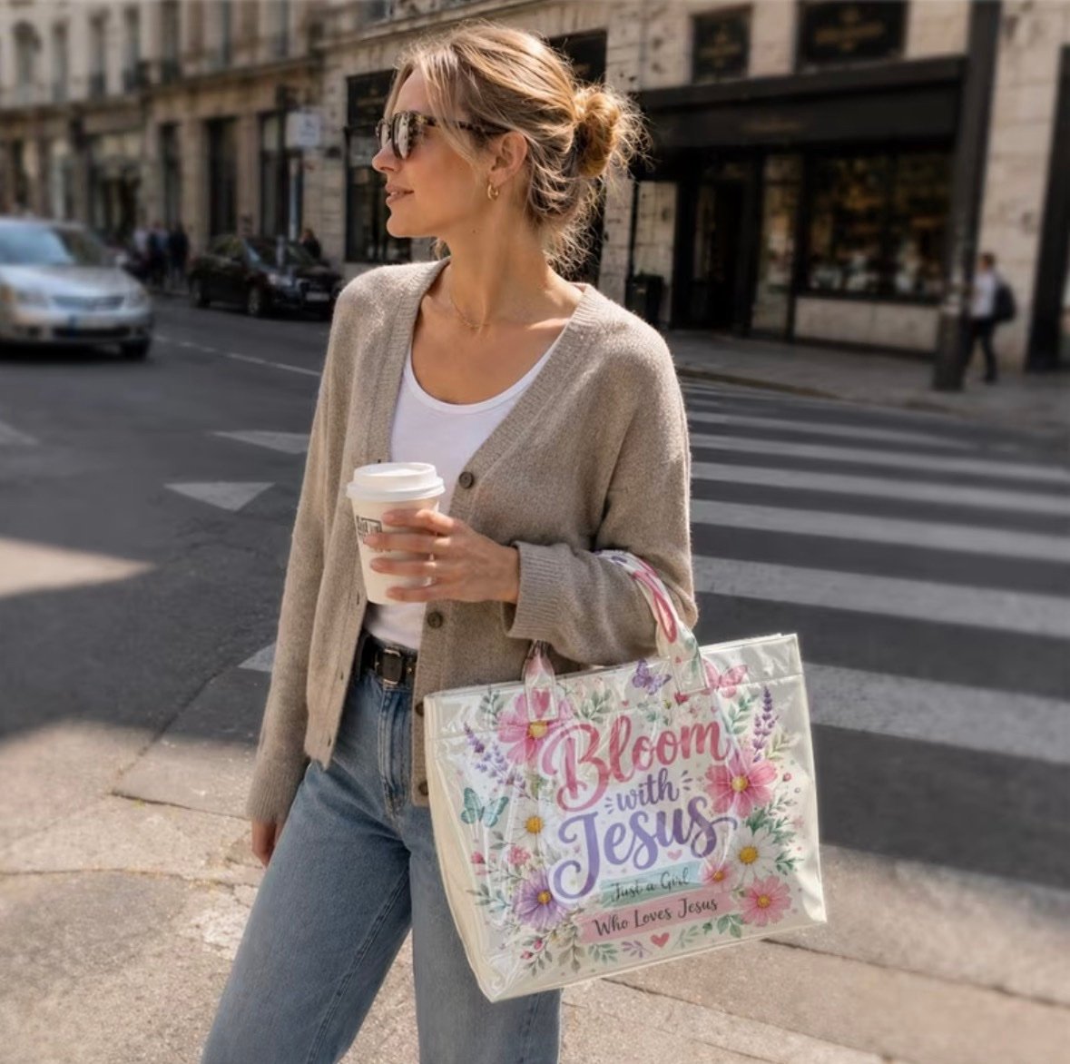 Bolso “Florece junto a Jesús” “Bloom with Jesus” - Image 2